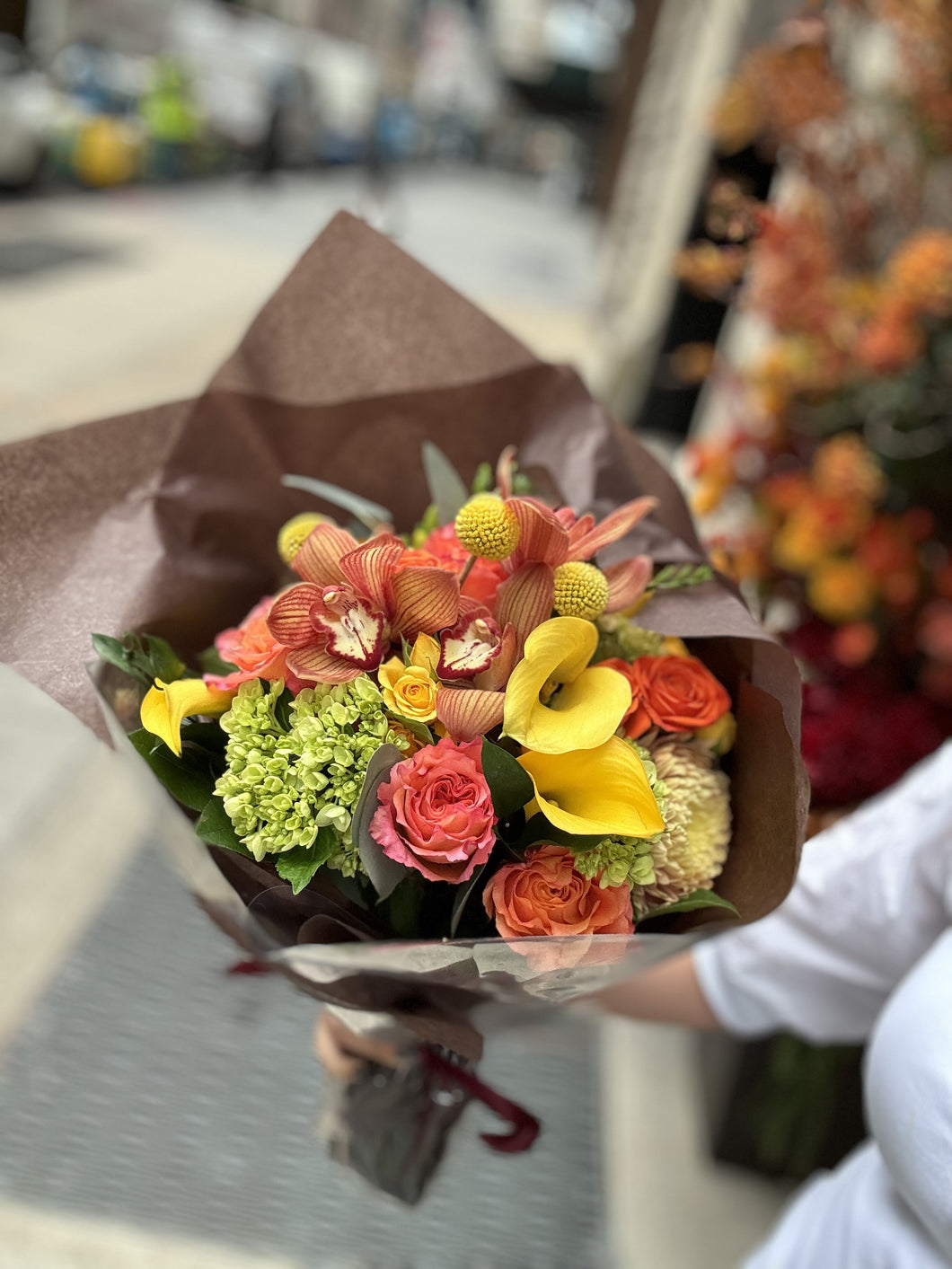 Hand-Tied Bouquet - Fall Seasonal Mix